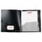 JAM Paper Black Heavy Duty Plastic 10-Pocket Folder, 3ct.